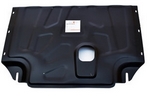 Защита картера двигателя и кпп сталь 2 мм. (V-2,2 полный привод) ALFeco Ford Transit 2014-2019