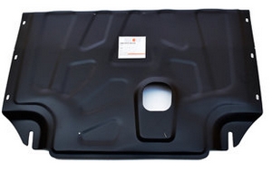 Защита картера двигателя и кпп сталь 2 мм. (V-2,2 задний привод) ALFeco Ford Transit 2014-2019 ― Auto-Clover