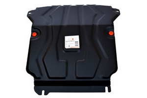 Защита картера двигателя и радиатора сталь 2 мм. ALFeco Nissan Navara 2004-2015 ― Auto-Clover