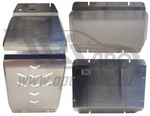 Защита картера двигателя, кпп и рк алюминий 4 мм. АВС-Дизайн Cadillac Escalade 2015-2019