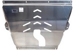 Защита картера двигателя (на штатный крепёж) алюминий 4 мм. АВС-Дизайн Jeep Cherokee 2014-2019