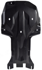 Защита картера двигателя, рк и кпп (с сеткой) композит 10 мм. АВС-Дизайн Lexus LX570 2008-2019