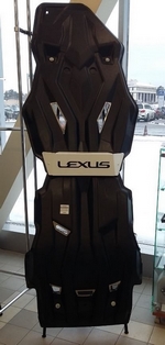 Защита картера двигателя, рк и кпп (с сеткой) композит 10 мм. АВС-Дизайн Lexus LX570 2008-2019