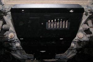 Защита картера двигателя сталь 2 мм. ALFeco Toyota Land Cruiser Prado 120 2002-2009 ― Auto-Clover