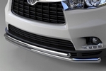 Защита переднего бампера двойная (d 60/42) Can Otomotiv Toyota Highlander 2014-2019