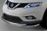 Защита переднего бампера двойная (d 60/42) Can Otomotiv Nissan X-Trail 2014-2019