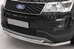Защита переднего бампера двойная (d 60/42) Can Otomotiv Ford Explorer 2011-2019