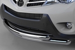 Защита переднего бампера двойная (d 60/60) Can Otomotiv Toyota RAV4 2013-2019