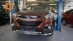 Защита переднего бампера двойная (d 60/60) Can Otomotiv Hyundai ix35 2009-2015