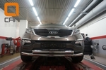 Защита переднего бампера двойная (d 60/60) Can Otomotiv KIA Sportage 2010-2015