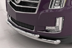 Защита переднего бампера двойная (d 76/60) Can Otomotiv Cadillac Escalade 2015-2019