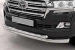Защита переднего бампера двойная (d 76/60) Can Otomotiv Toyota Land Cruiser 200 2007-2019