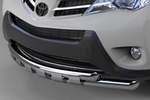 Защита переднего бампера двойная Shark (d 60/60) Can Otomotiv Toyota RAV4 2013-2019