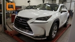 Защита переднего бампера одинарная (d 42) Can Otomotiv Lexus NX 2014-2019