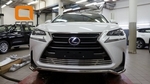 Защита переднего бампера одинарная (d 42) Can Otomotiv Lexus NX 2014-2019