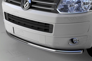 Защита переднего бампера одинарная (d 60) Can Otomotiv Volkswagen Transporter T5 2003-2015 ― Auto-Clover