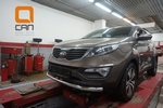 Защита переднего бампера одинарная (d 60) Can Otomotiv KIA Sportage 2010-2015