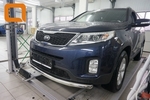 Защита переднего бампера одинарная (d 60) Can Otomotiv KIA Sorento 2013-2017