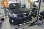 Защита переднего бампера одинарная (d 60) Can Otomotiv KIA Sorento 2013-2017