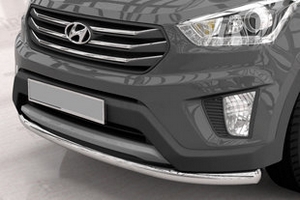 Защита переднего бампера одинарная (d 60) Can Otomotiv Hyundai Creta 2016-2019 ― Auto-Clover