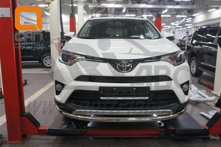 Защита переднего бампера одинарная (d 60) Can Otomotiv Toyota RAV4 2013-2019 no.8618