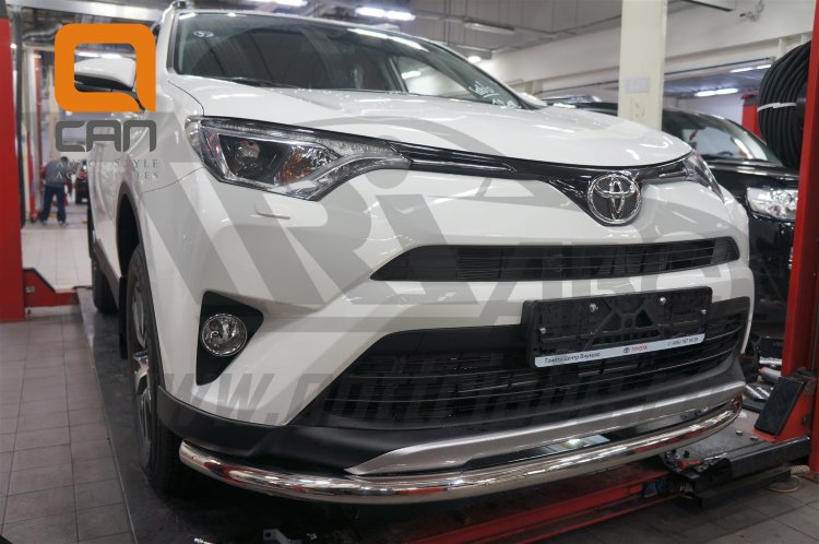Защита переднего бампера одинарная (d 60) Can Otomotiv Toyota RAV4 2013-2019 no.8618