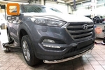 Защита переднего бампера одинарная (d 60) Can Otomotiv Hyundai Tucson 2015-2019