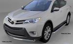 Защита переднего бампера одинарная (d 76) Can Otomotiv Toyota RAV4 2013-2019