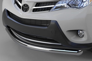 Защита переднего бампера одинарная (d 76) Can Otomotiv Toyota RAV4 2013-2019 ― Auto-Clover
