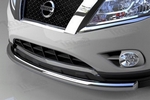 Защита переднего бампера одинарная (d 76) Can Otomotiv Nissan Pathfinder 2014-2019