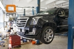 Защита переднего бампера одинарная (d 76) Can Otomotiv Cadillac Escalade 2015-2019