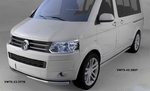 Защита штатных порогов (d 60) Can Otomotiv (длинная база) Volkswagen Transporter T5 2003-2015