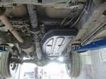 Защита топливного бака композит 8 мм. АВС-Дизайн Toyota Hilux 2015-2019