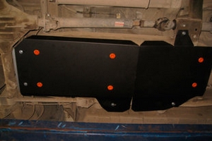 Защита топливного бака сталь 2 мм. ALFeco SsangYong Kyron 2005-2015 ― Auto-Clover