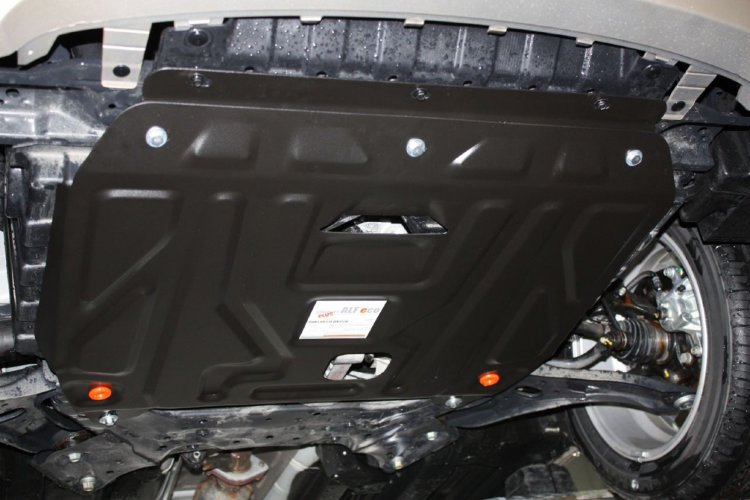 Защита топливного бака сталь 2 мм. ALFeco Hyundai Tucson 2015-2019 no.4715