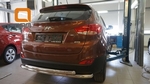 Защита заднего бампера двойная (d 60/60) Can Otomotiv Hyundai ix35 2009-2015