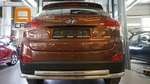 Защита заднего бампера двойная (d 60/60) Can Otomotiv Hyundai ix35 2009-2015
