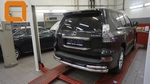 Защита заднего бампера двойная (d 76/60) Can Otomotiv Lexus GX460 2010-2019