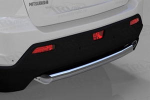 Защита заднего бампера одинарная (d 60) Can Otomotiv Mitsubishi ASX 2010-2019 ― Auto-Clover