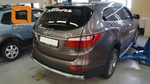 Защита заднего бампера одинарная (d 60) Can Otomotiv Hyundai Grand Santa Fe 2013-2019