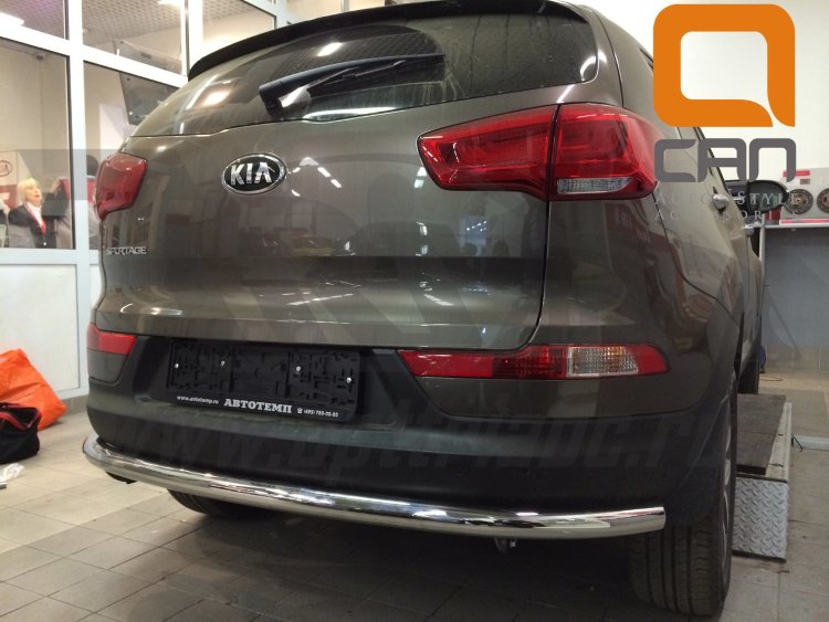 Защита заднего бампера одинарная (d 60) Can Otomotiv KIA Sportage 2010-2015 no.11258