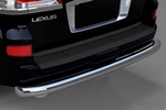 Защита заднего бампера одинарная (d 76) Can Otomotiv Lexus LX570 2008-2019