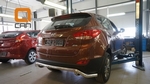 Защита заднего бампера одинарная волна (d 60) Can Otomotiv Hyundai ix35 2009-2015