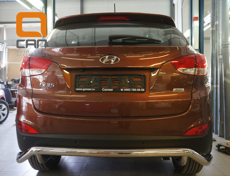 Защита заднего бампера одинарная волна (d 60) Can Otomotiv Hyundai ix35 2009-2015 no.11253