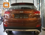 Защита заднего бампера одинарная волна (d 60) Can Otomotiv Hyundai ix35 2009-2015