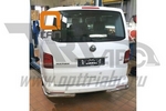 Защита заднего бампера уголки (d 60) Can Otomotiv Volkswagen Transporter T5 2003-2015