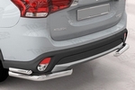 Защита заднего бампера уголки (d 60/42) Can Otomotiv Mitsubishi Outlander III 2013-2019
