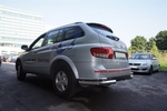 Защита заднего бампера уголки (d 76/42) Can Otomotiv SsangYong Kyron 2005-2015