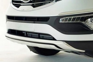 Защитная накладка на передний бампер OEM-Tuning KIA Sportage 2010-2015 ― Auto-Clover