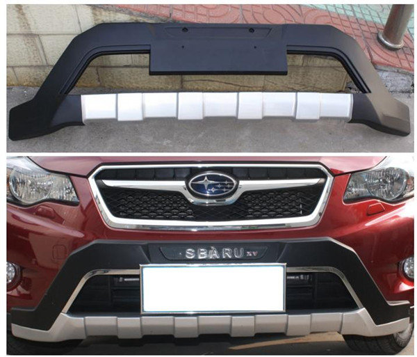 Защитная накладка на передний бампер OEM-Tuning Subaru XV 2012-2018 no.5649
